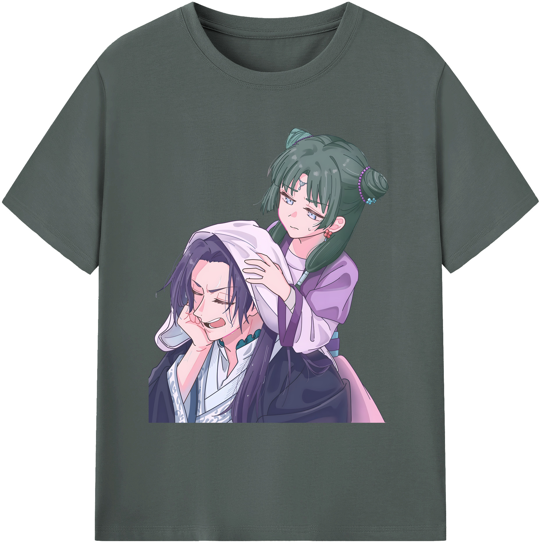 （画像用） 薬屋のひとりごと The Apothecary Diaries 綿100％ メンズ半袖Tシャツ｜肌触りやわらか＆通気性